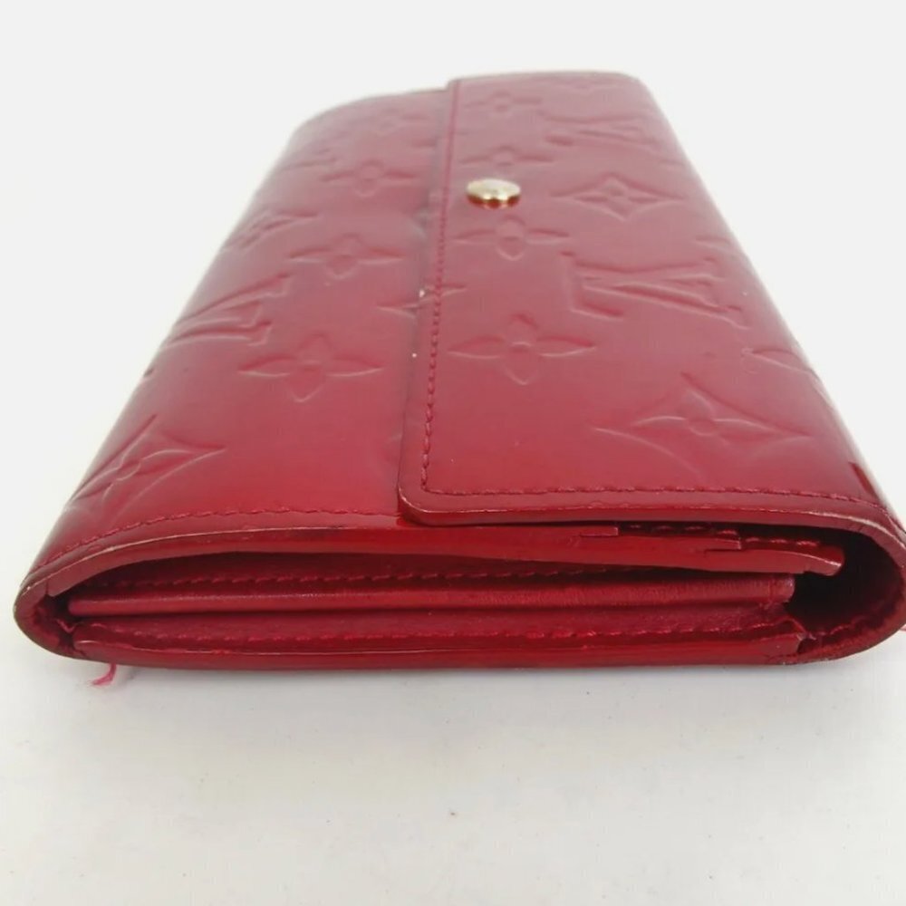 Sold! LOUIS VUITTON Vernis Portefeiulle Sarah wallet oversized contintental - Picture 5 of 13